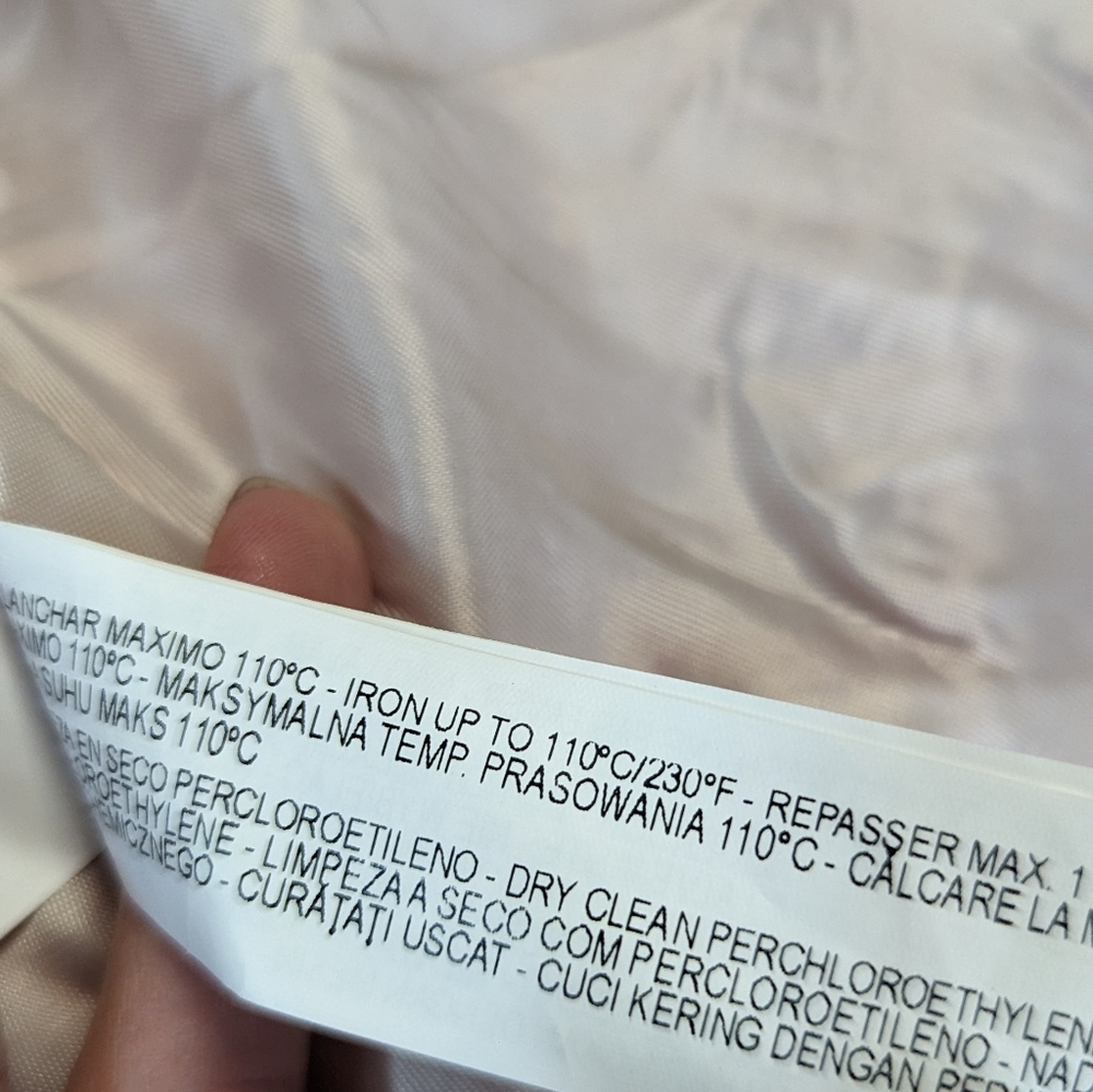 Zara Tweed Plaid Jacket Red S ruffle fringe cotton bohemian hippie retro casual - Picture 7 of 7